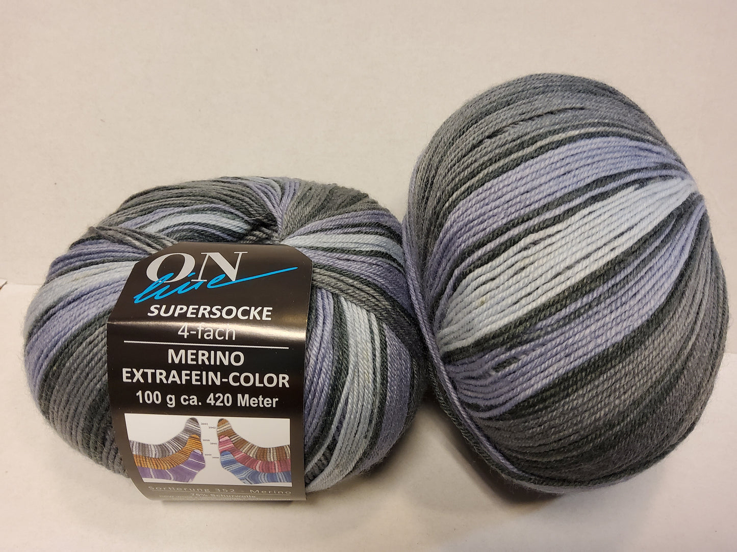 Supersocke 4-fach Merino Extrafein Color Sortierung 352