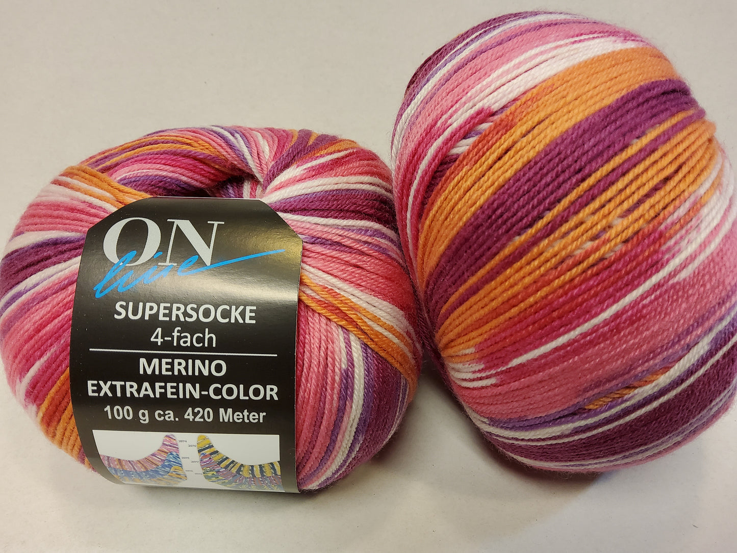 Supersocke 4 fach Merino Extrafine Color Sortierung 357
