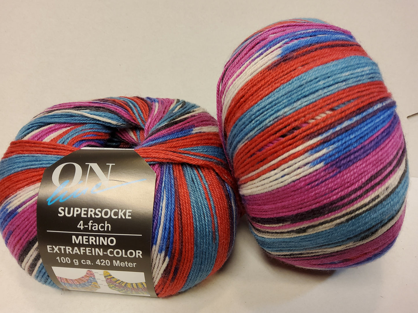 Supersocke 4 fach Merino Extrafine Color Sortierung 357