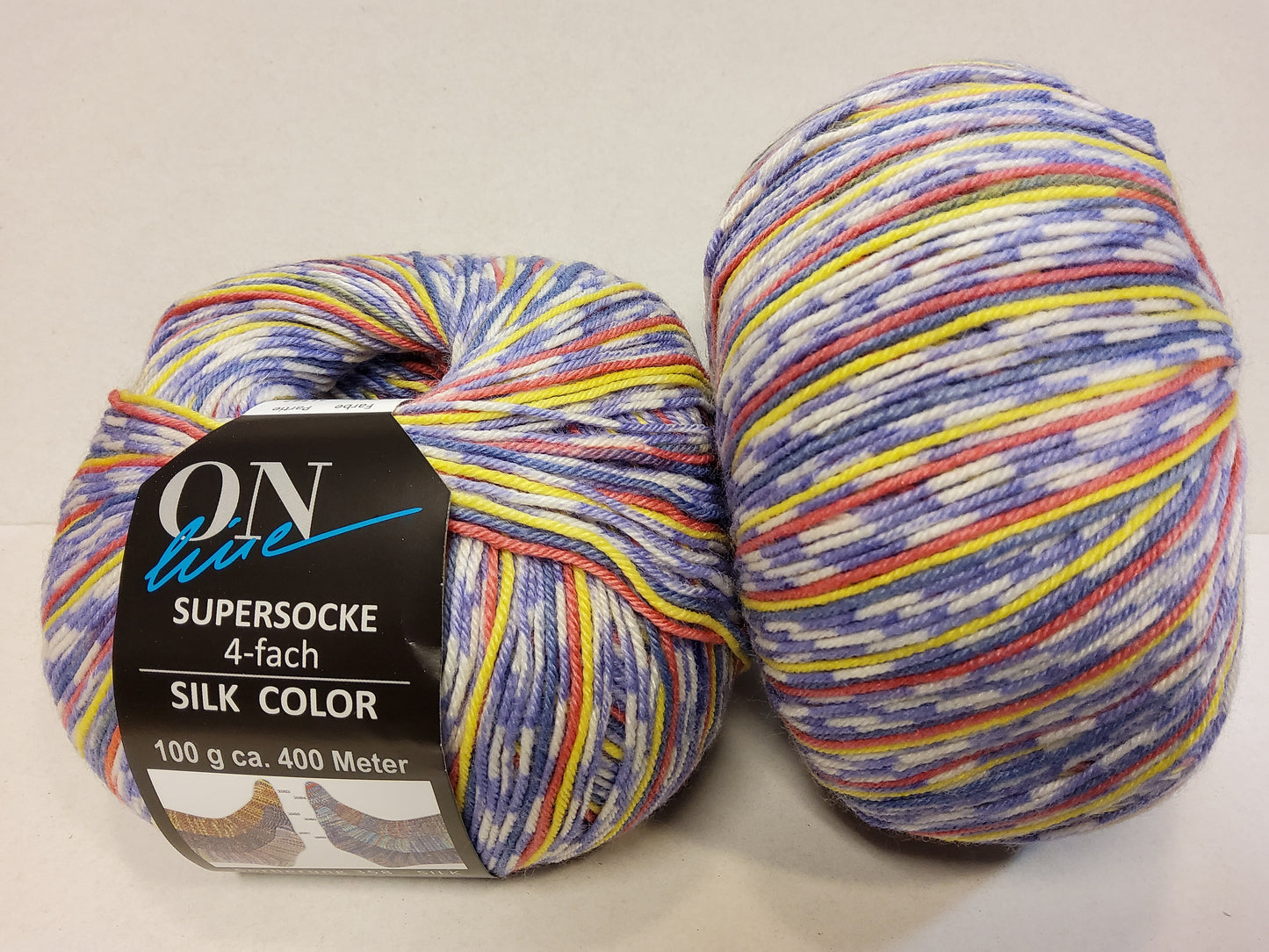 Supersocke 4 fach Silk Color Sortierung 358