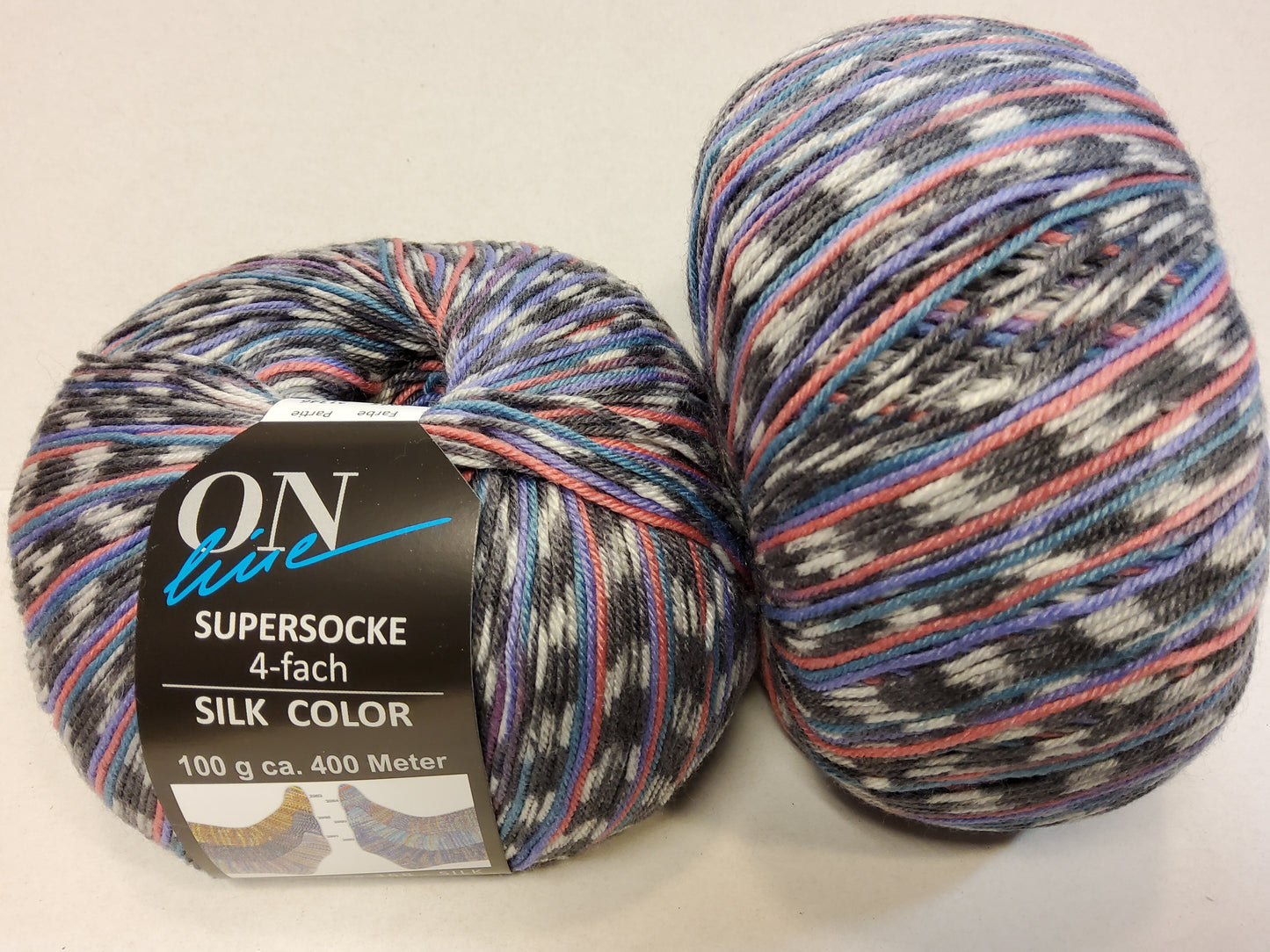 Supersocke 4 fach Silk Color Sortierung 358