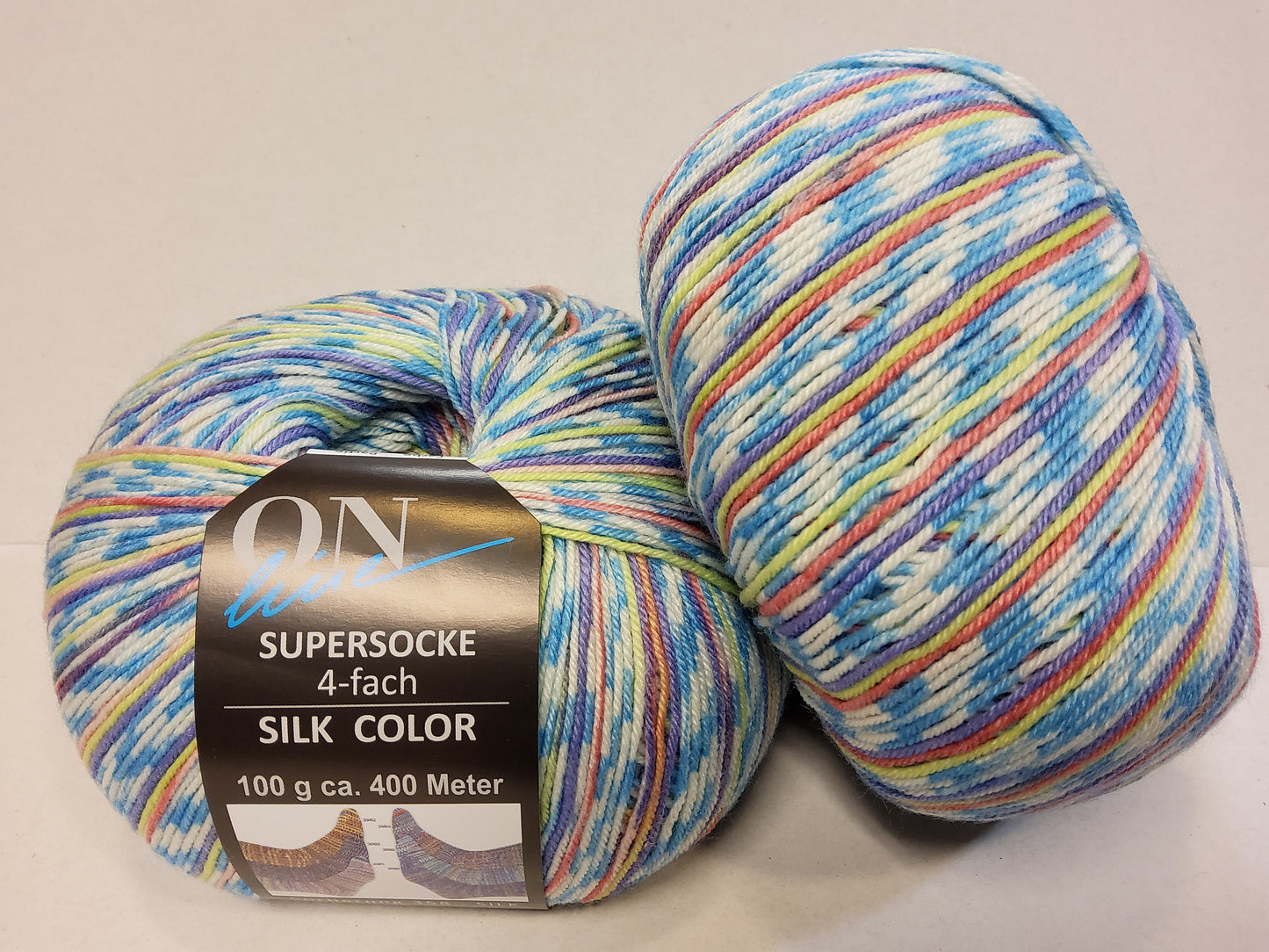 Supersocke 4 fach Silk Color Sortierung 358