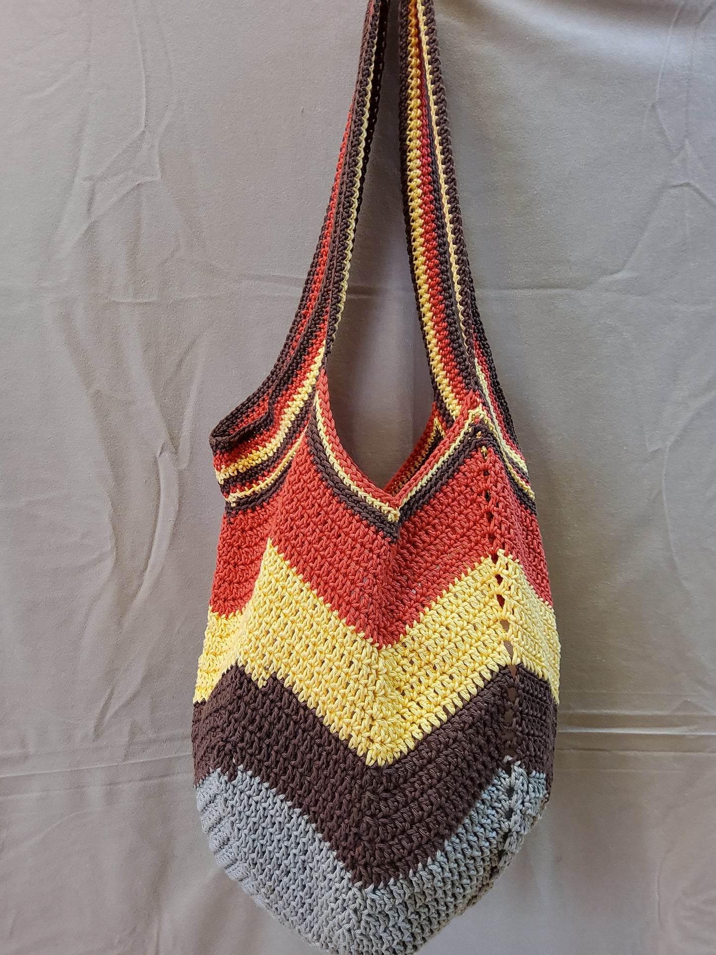 gehäkelte Tasche