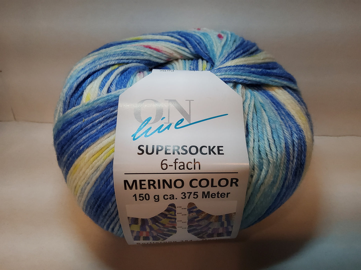 Supersocke 6-fach Merino Color