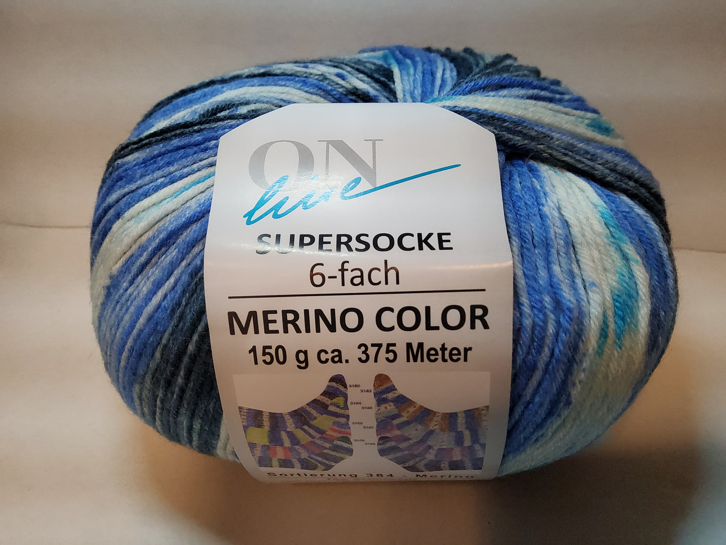 Supersocke 6-fach Merino Color