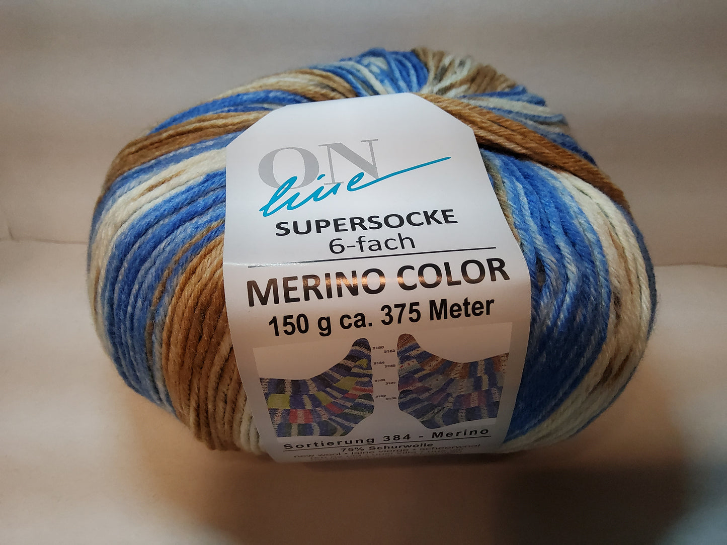 Supersocke 6-fach Merino Color