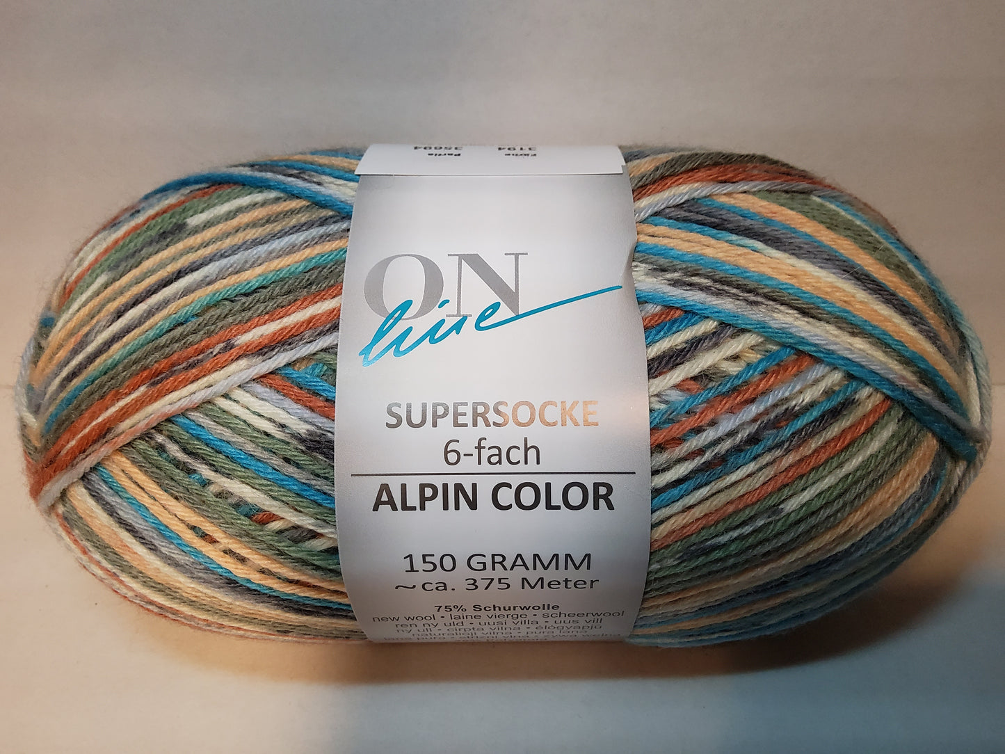 Supersocke 6 fach Alpin Color