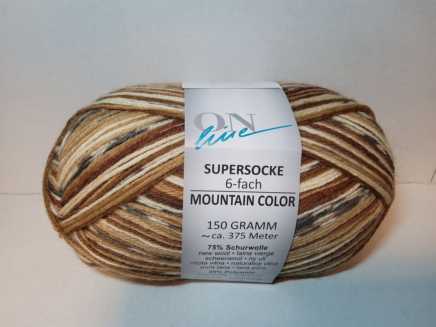 Supersocke 6-fach Mountain Color