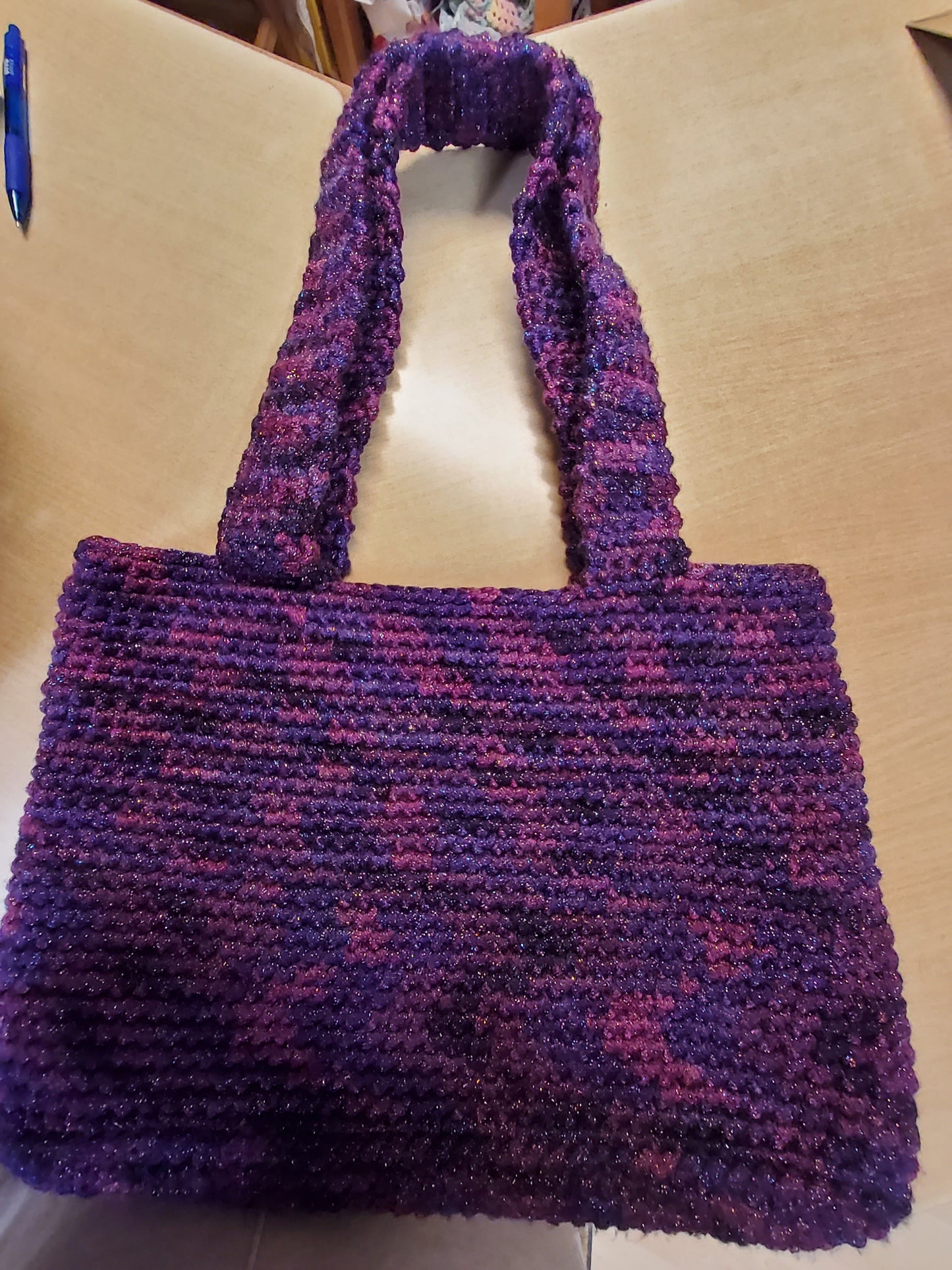 gehäkelte Tasche