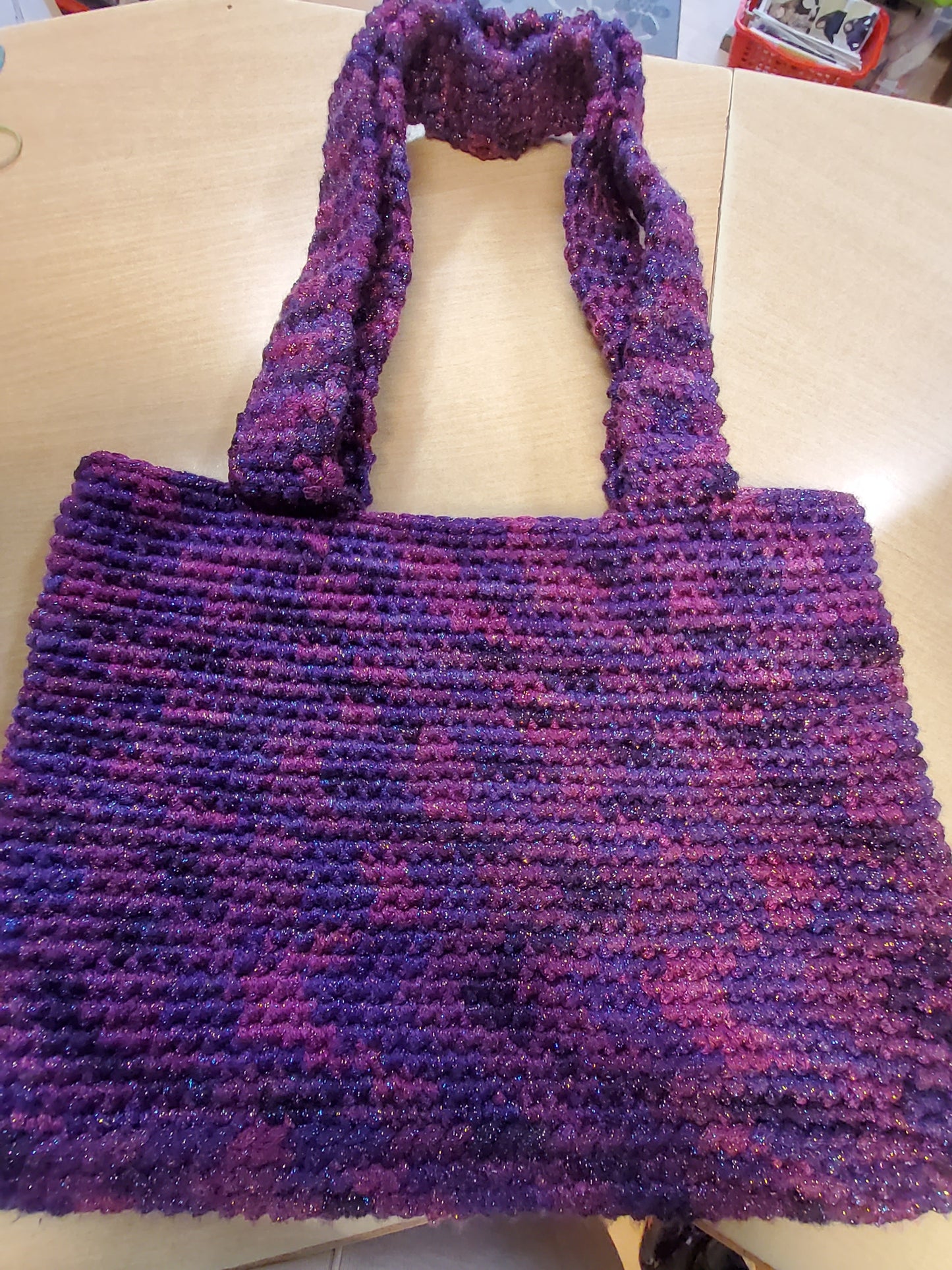 gehäkelte Tasche