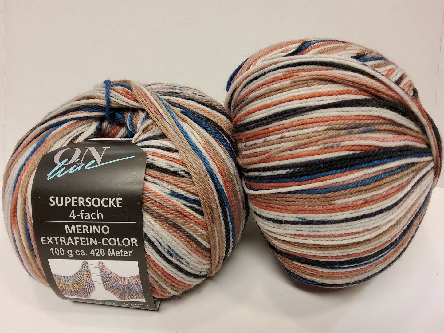 Supersocke 4-fach Merino Extrafine Color Sortierung 344