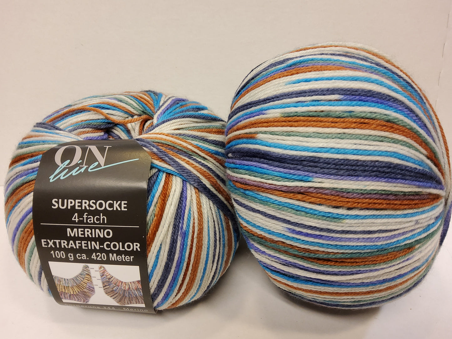 Supersocke 4-fach Merino Extrafine Color Sortierung 344