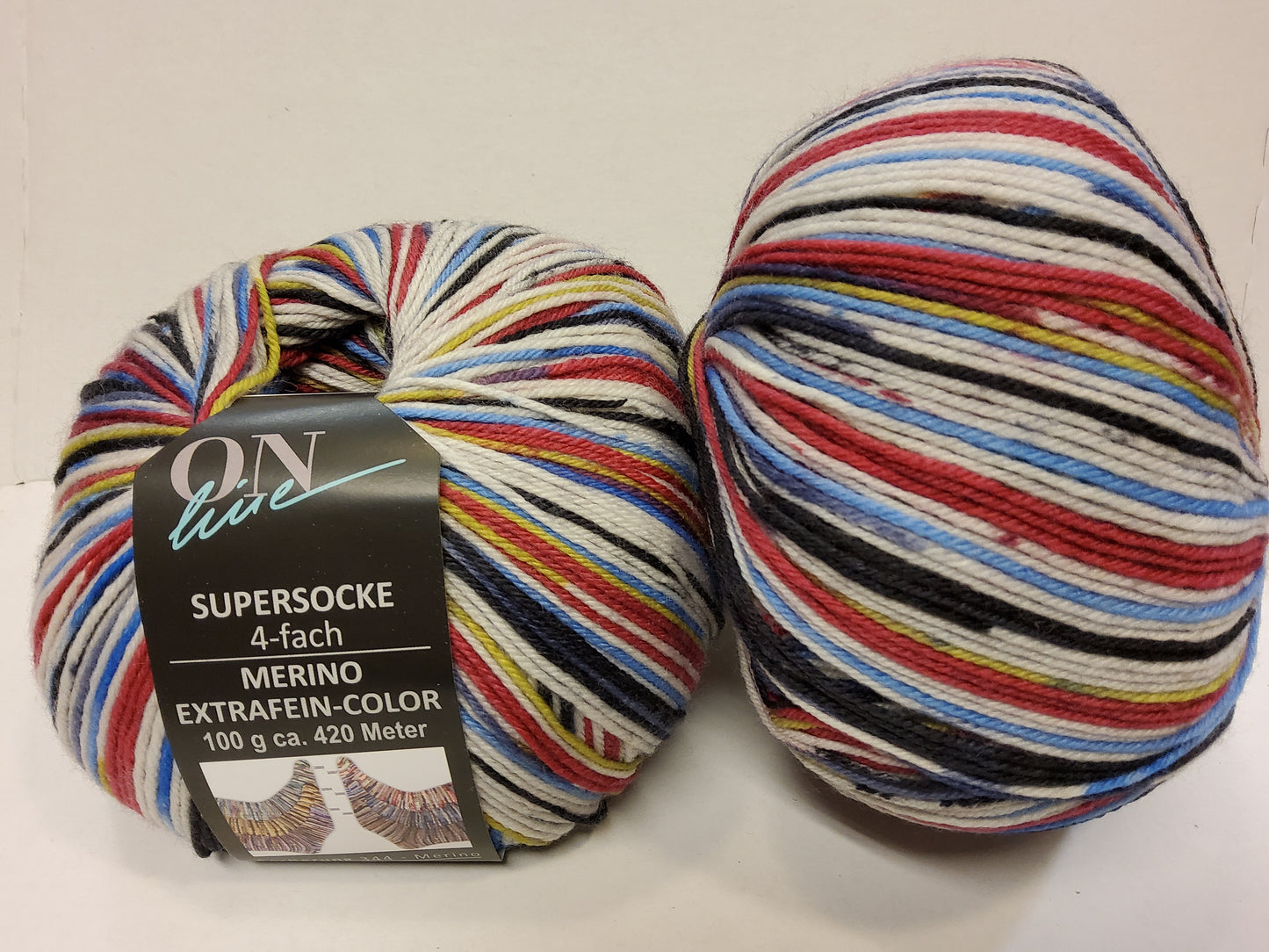Supersocke 4-fach Merino Extrafine Color Sortierung 344
