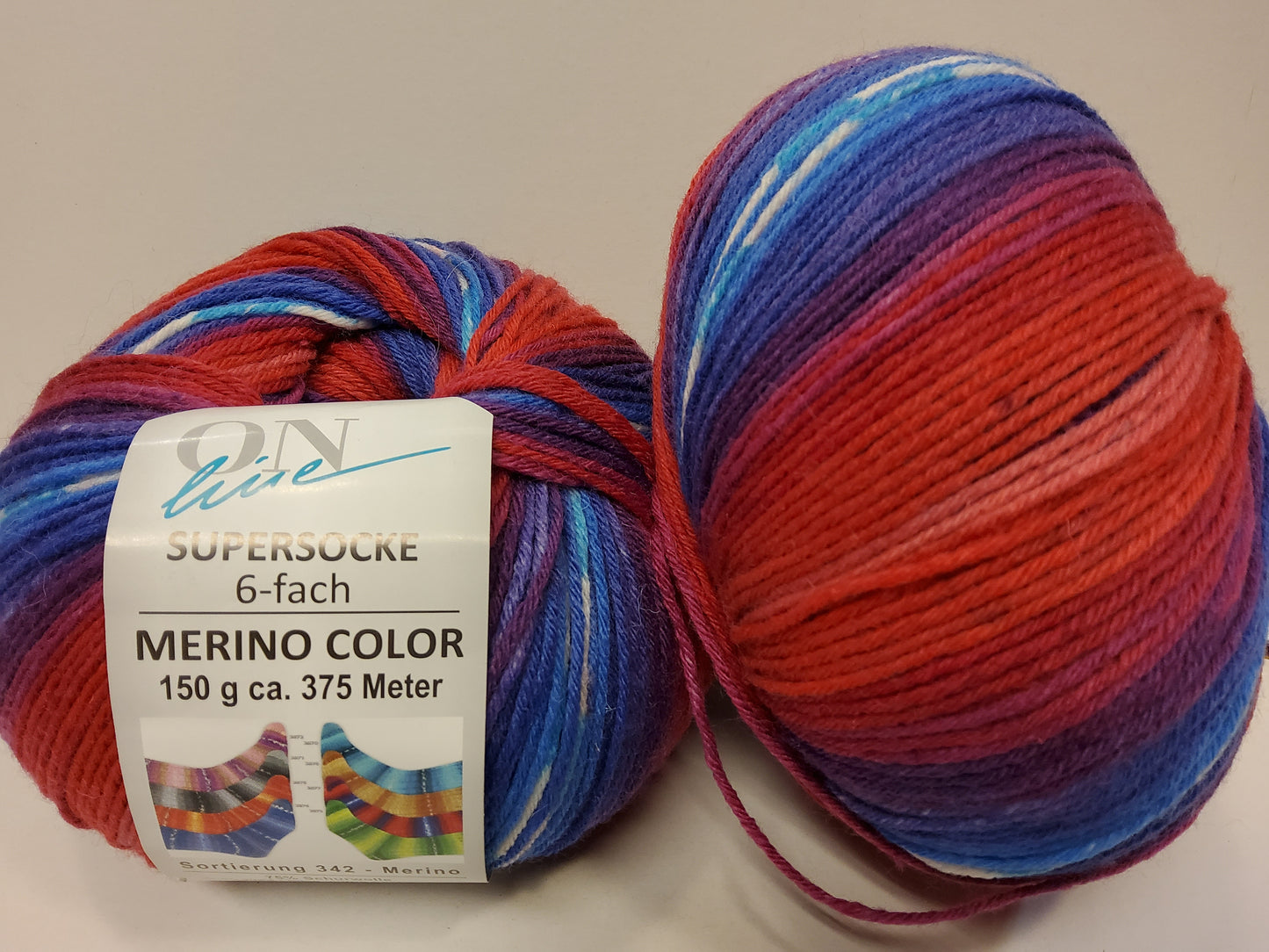 Supersocke 6-fach Merino Color