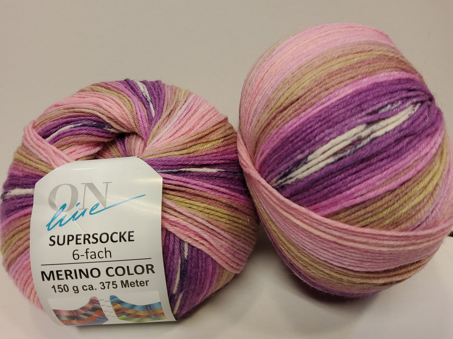 Supersocke 6-fach Merino Color