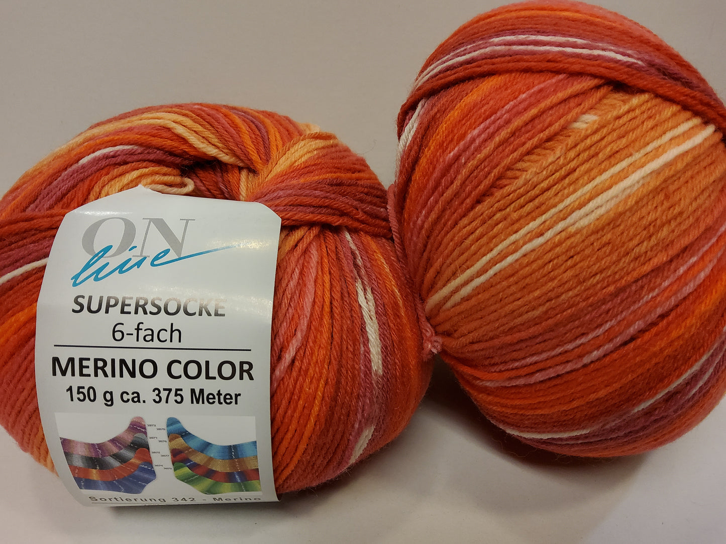 Supersocke 6-fach Merino Color