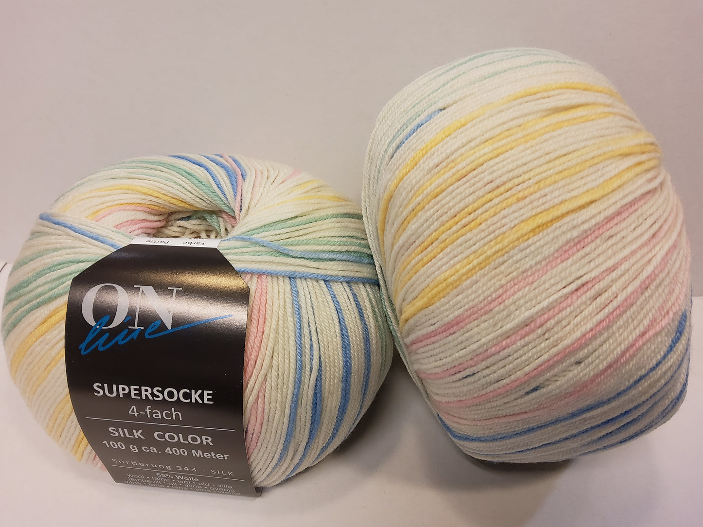 Supersocke 4-fach Silk Color Sortierung 343