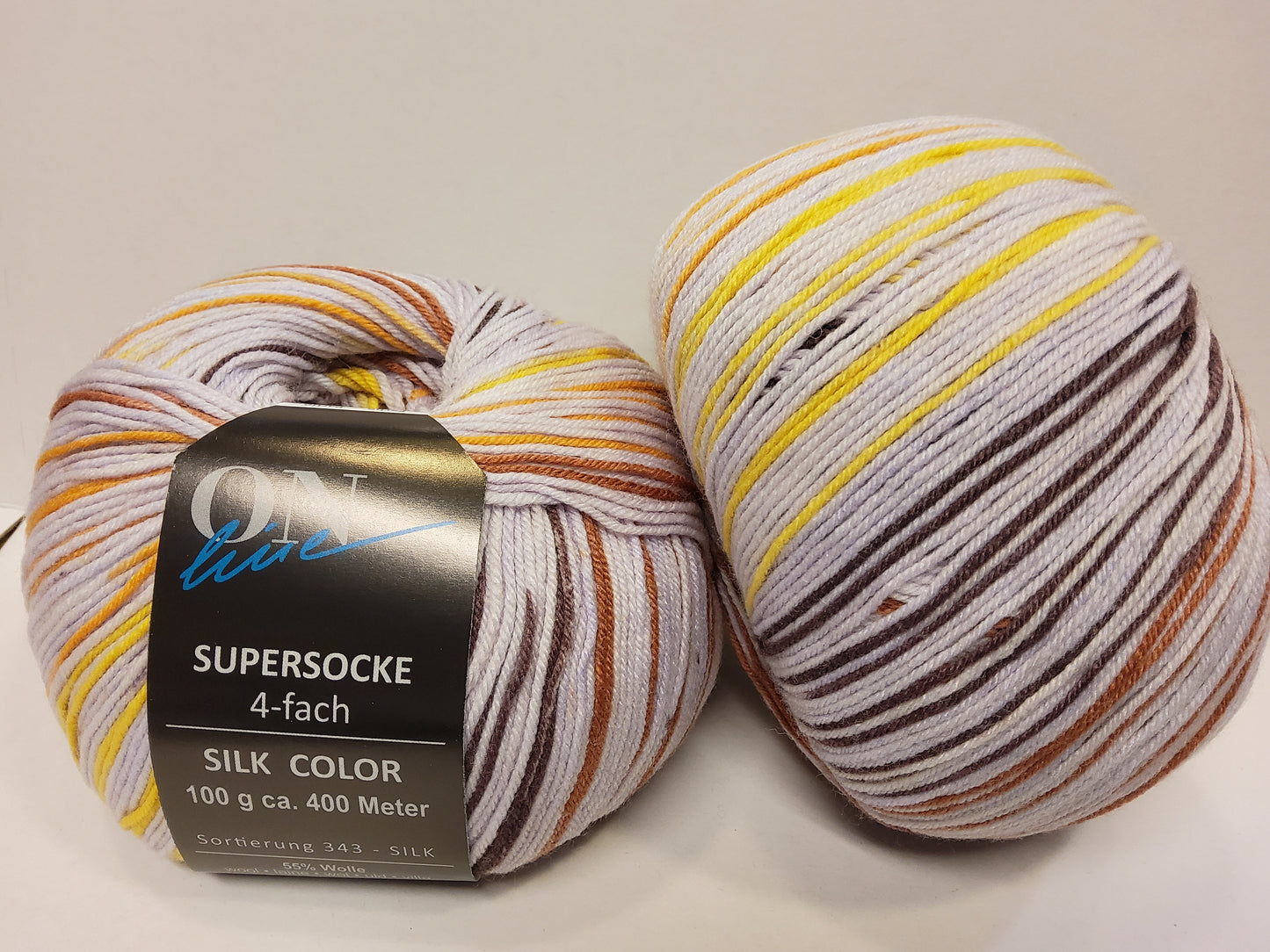 Supersocke 4-fach Silk Color Sortierung 343