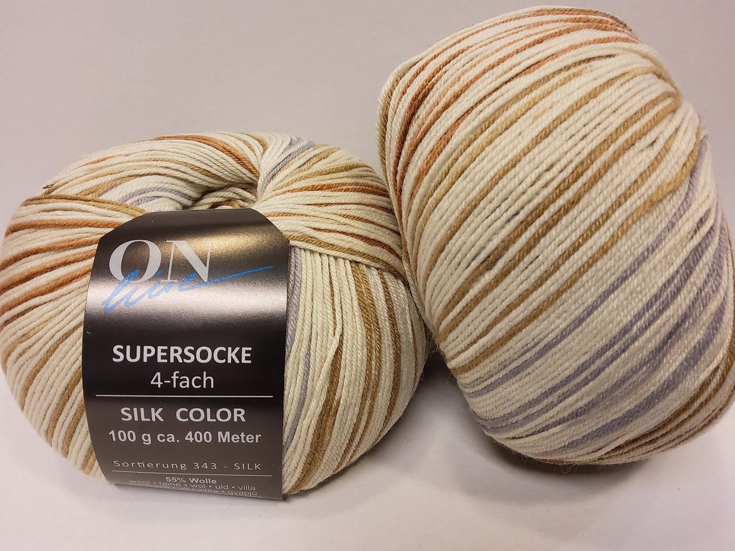 Supersocke 4-fach Silk Color Sortierung 343