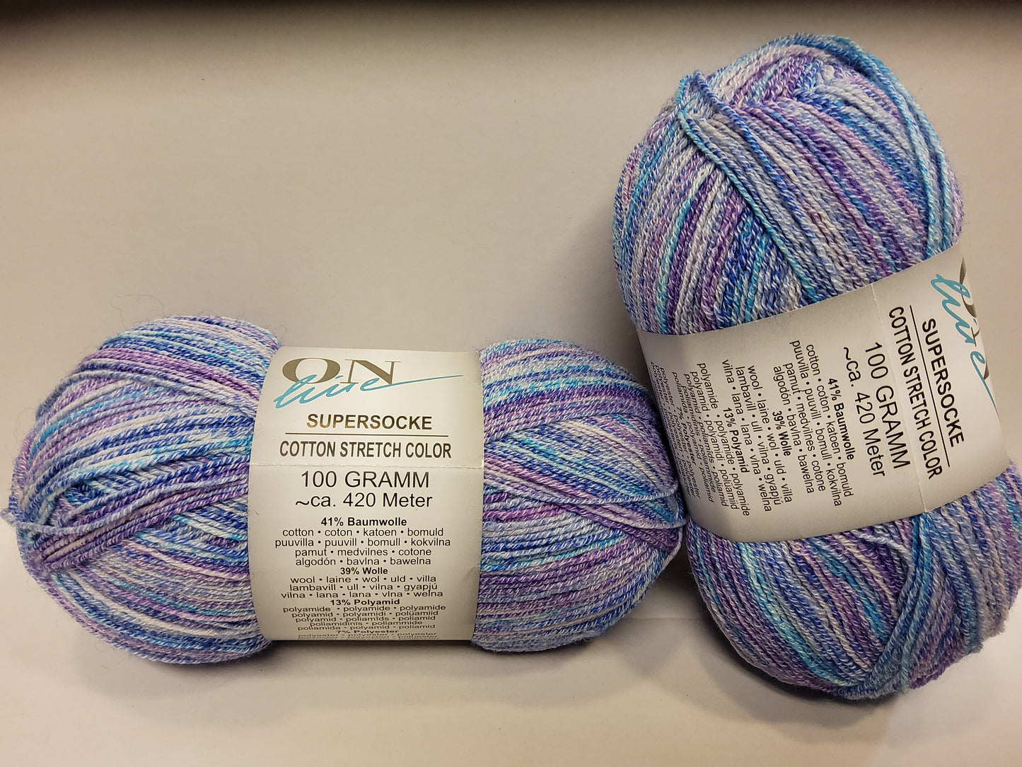 Supersocke Cotton stretch color