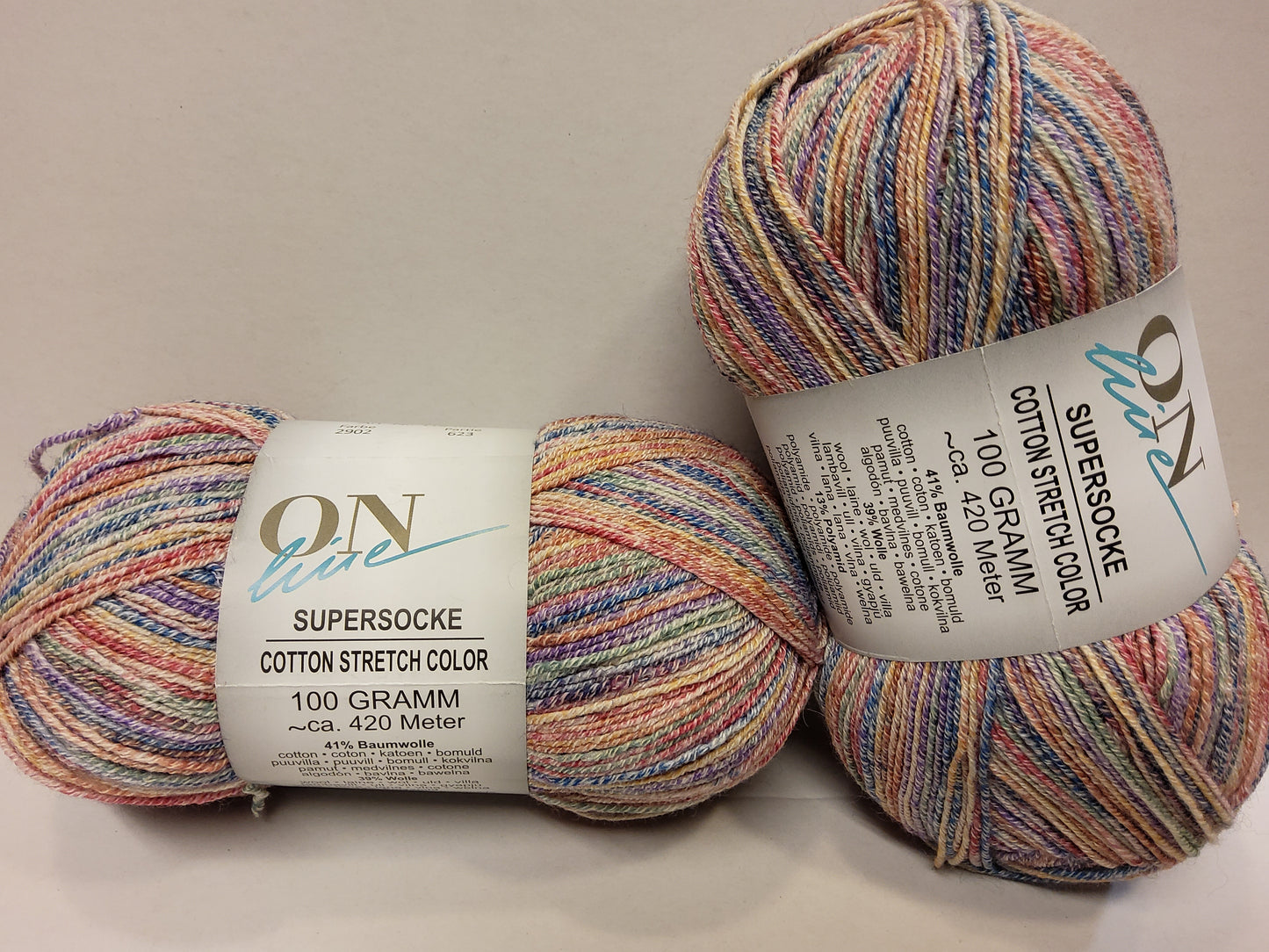 Supersocke Cotton stretch color