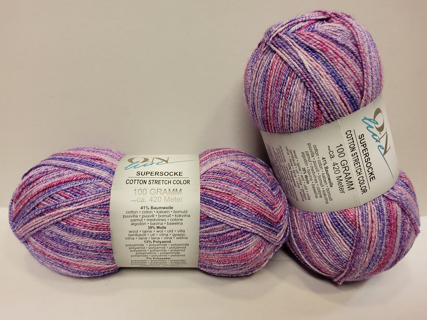 Supersocke Cotton stretch color