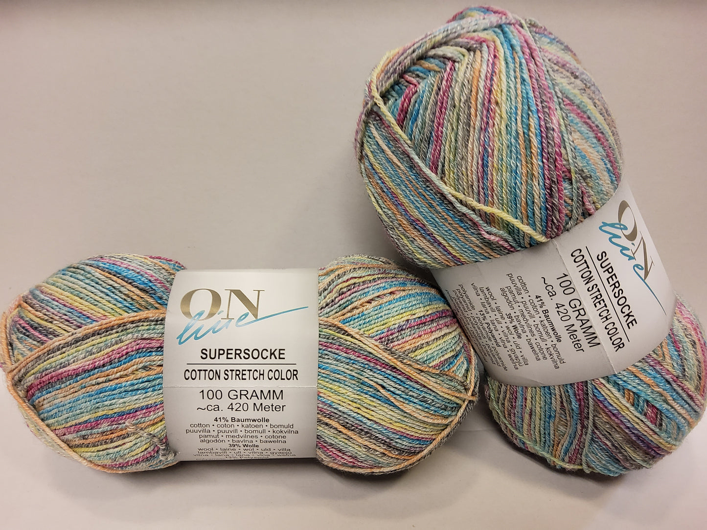 Supersocke Cotton stretch color