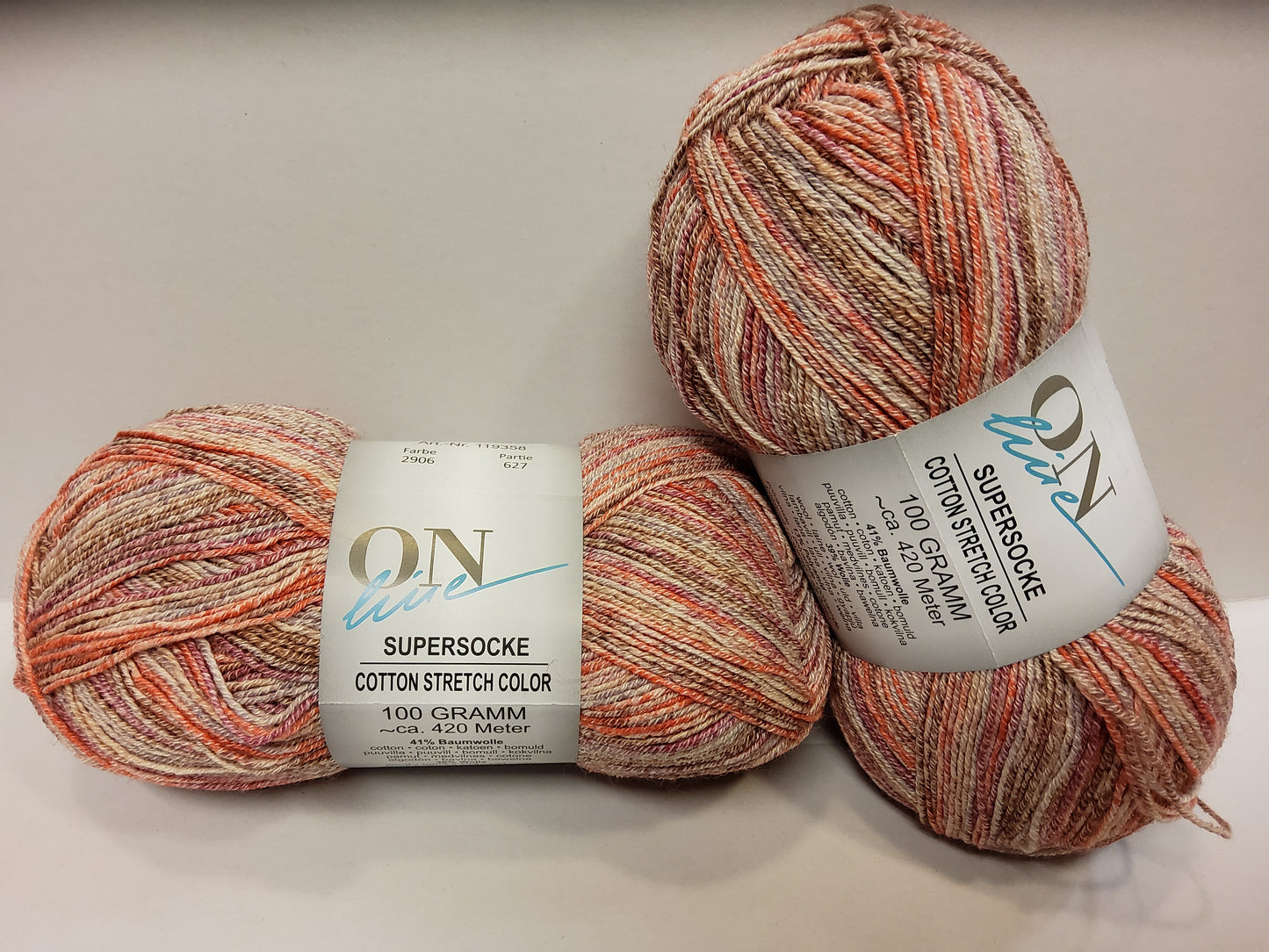 Supersocke Cotton stretch color