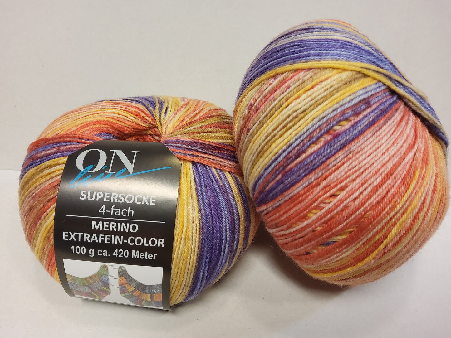 Supersocke 4-fach Merino Extrafein Color Sortierung 354
