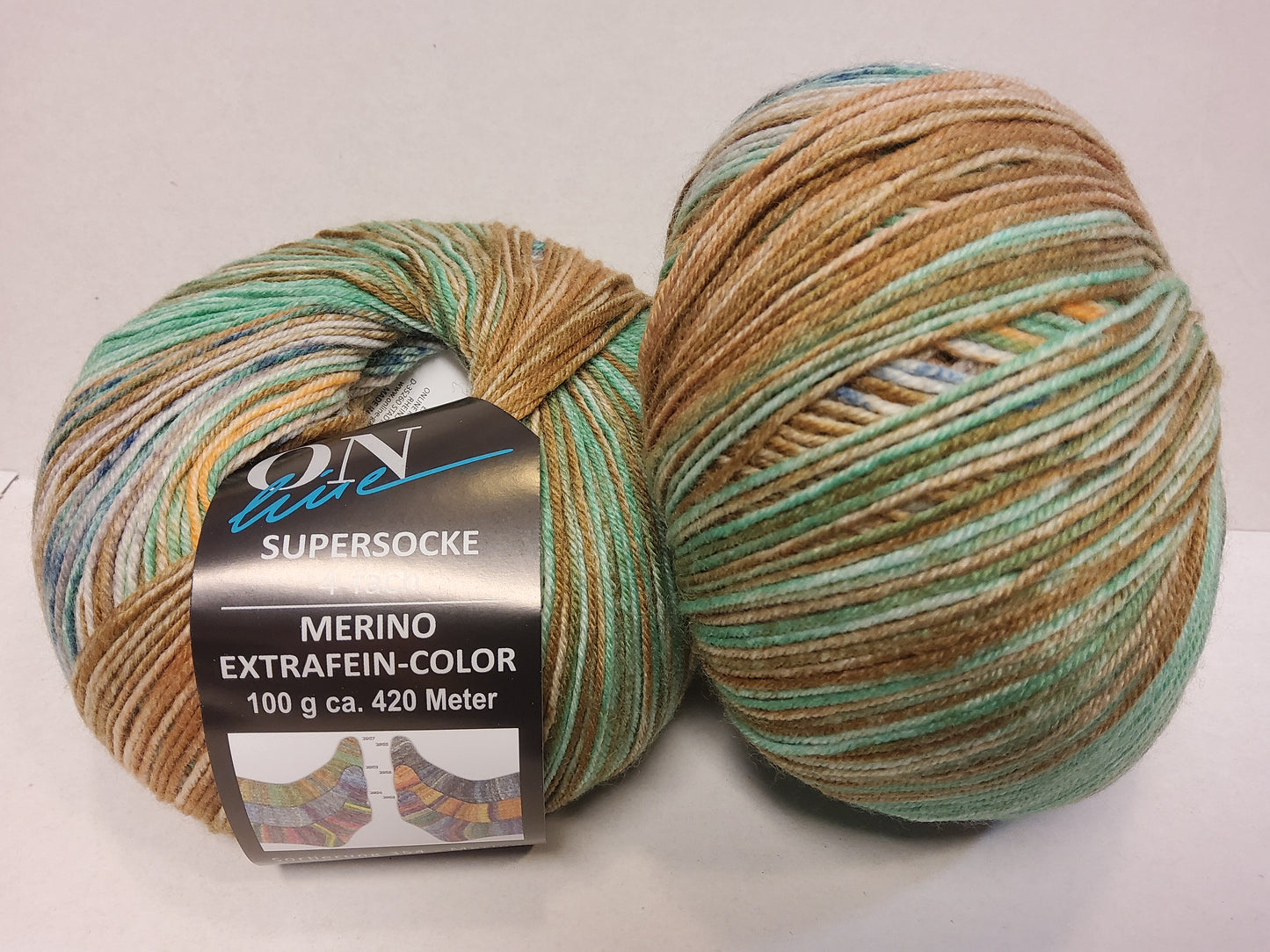 Supersocke 4-fach Merino Extrafein Color Sortierung 354