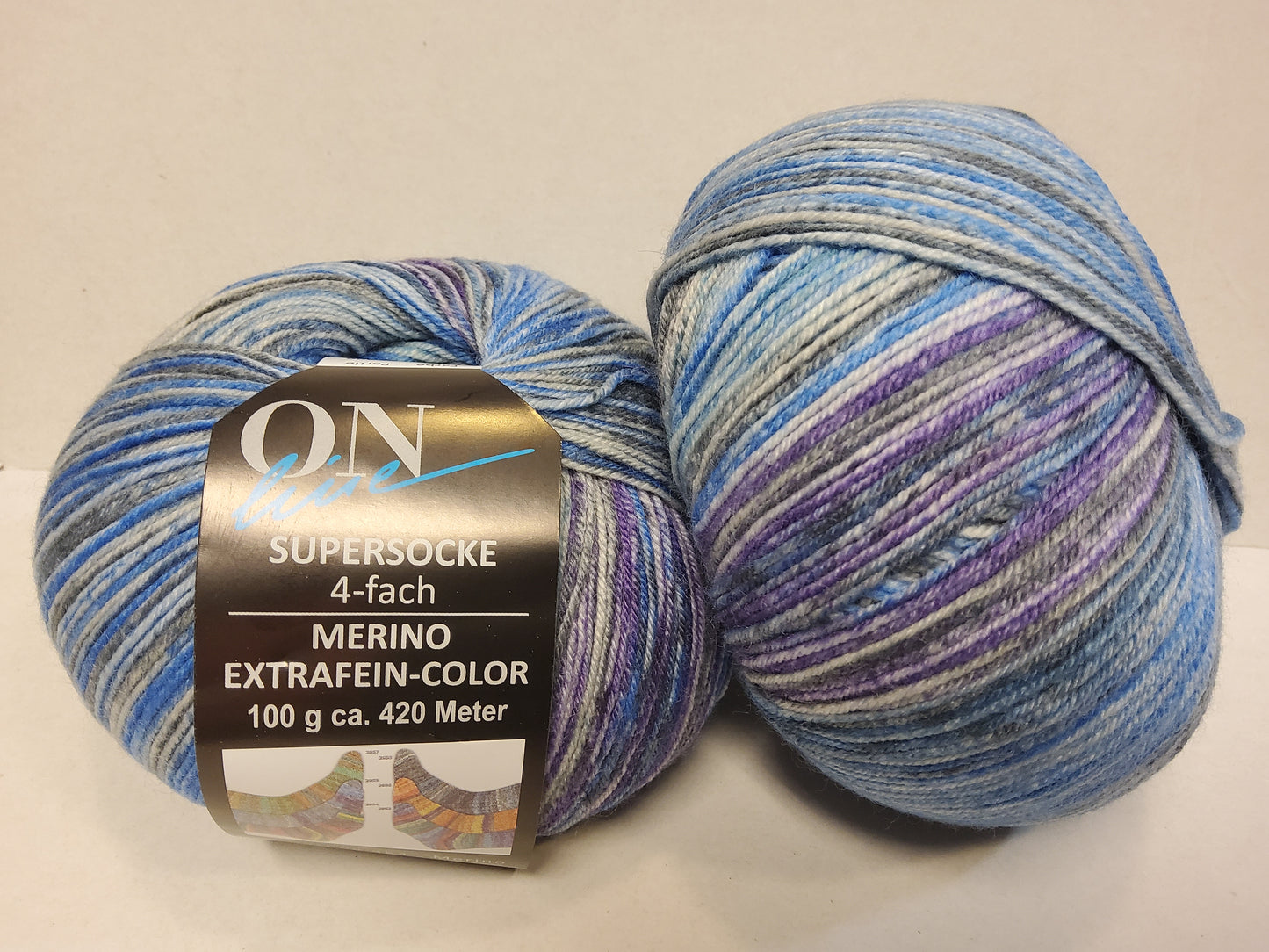 Supersocke 4-fach Merino Extrafein Color Sortierung 354