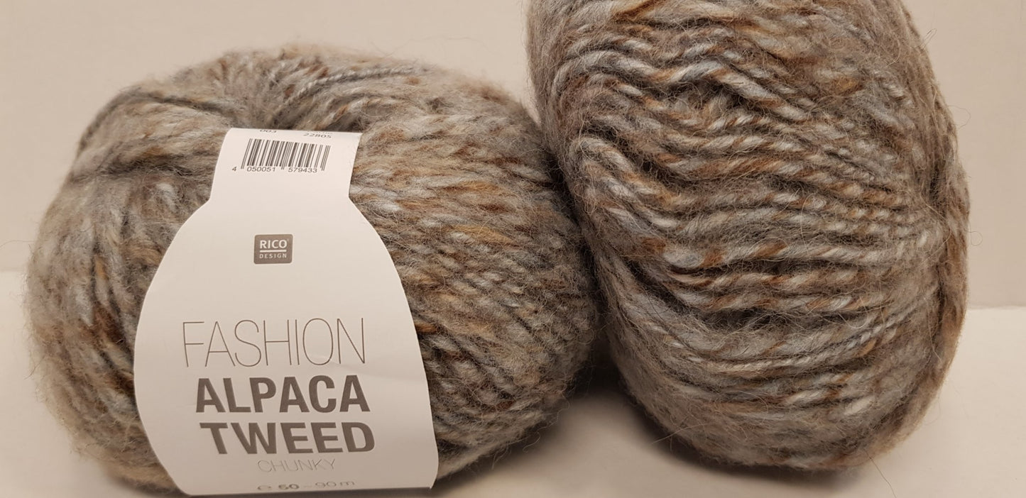 Fashion Alpaca Tweed chunky