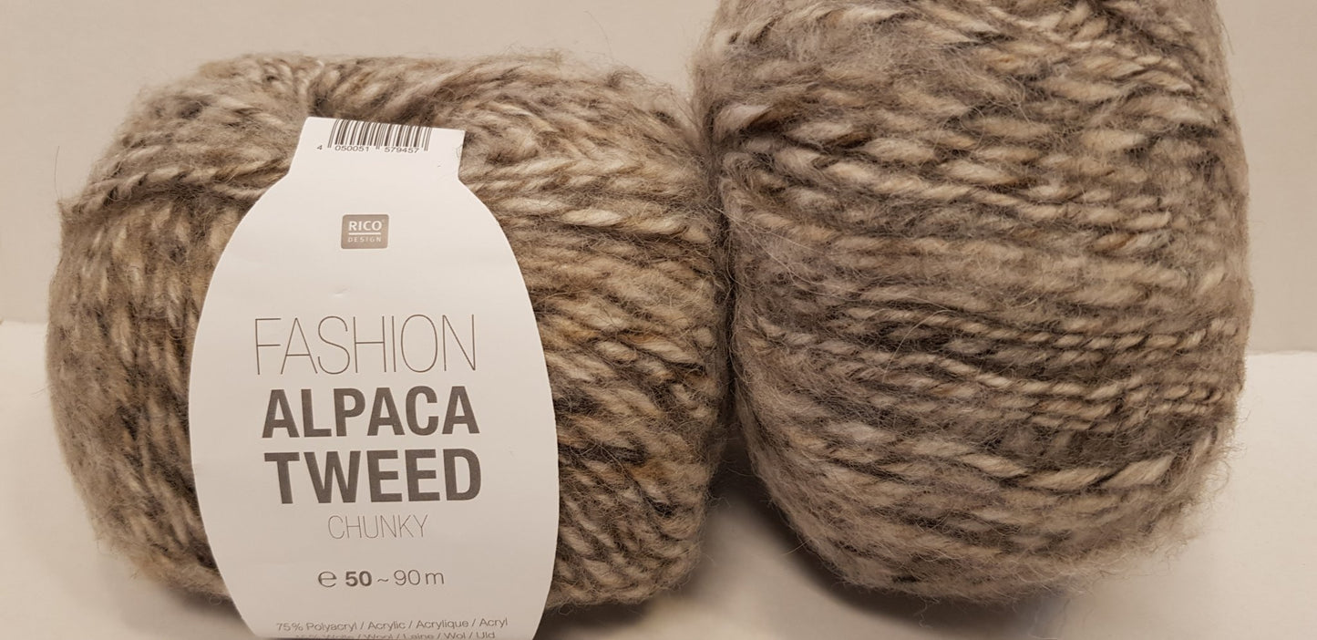 Fashion Alpaca Tweed chunky