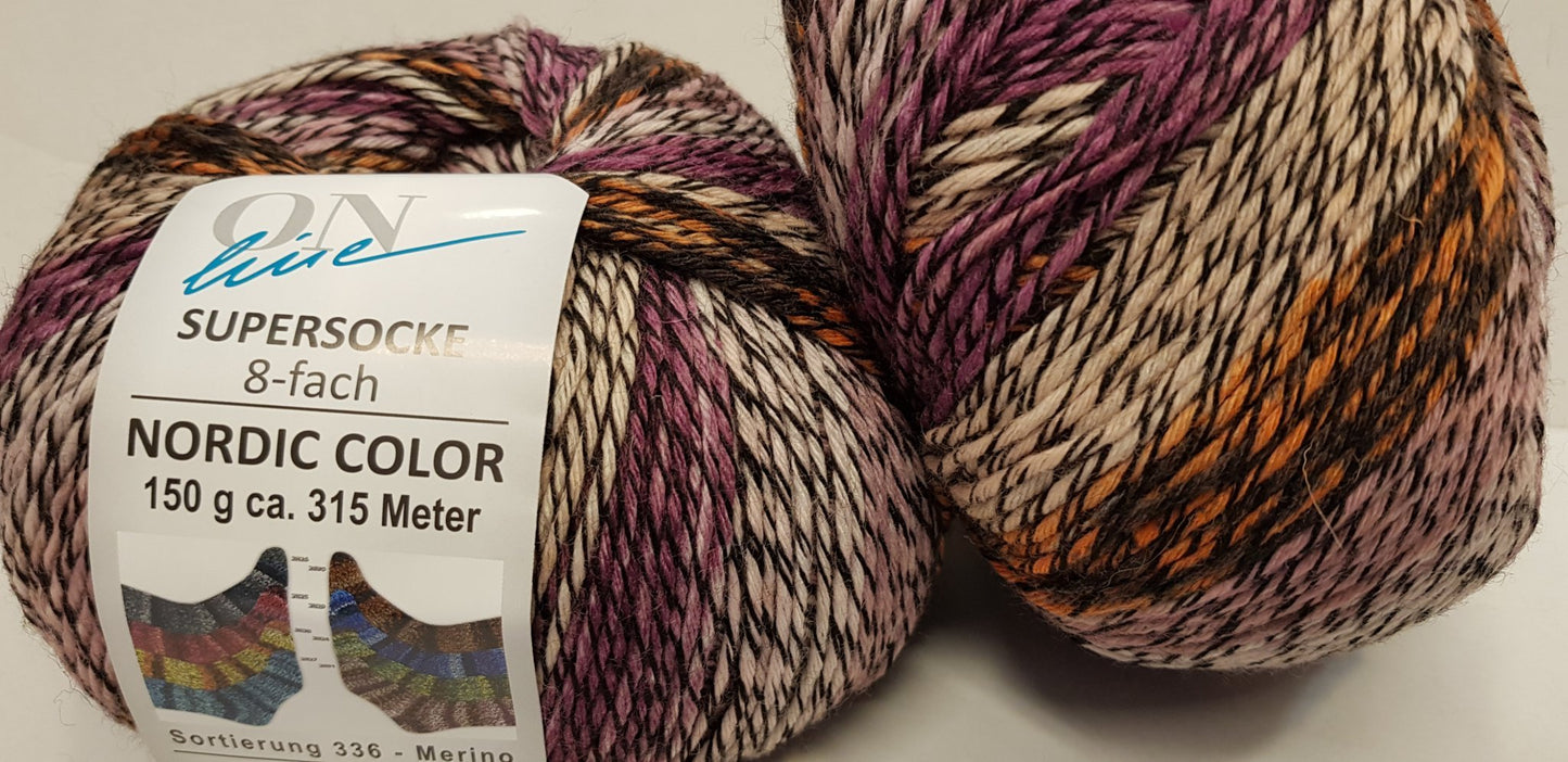 Supersocke 8-fach Nordic Color