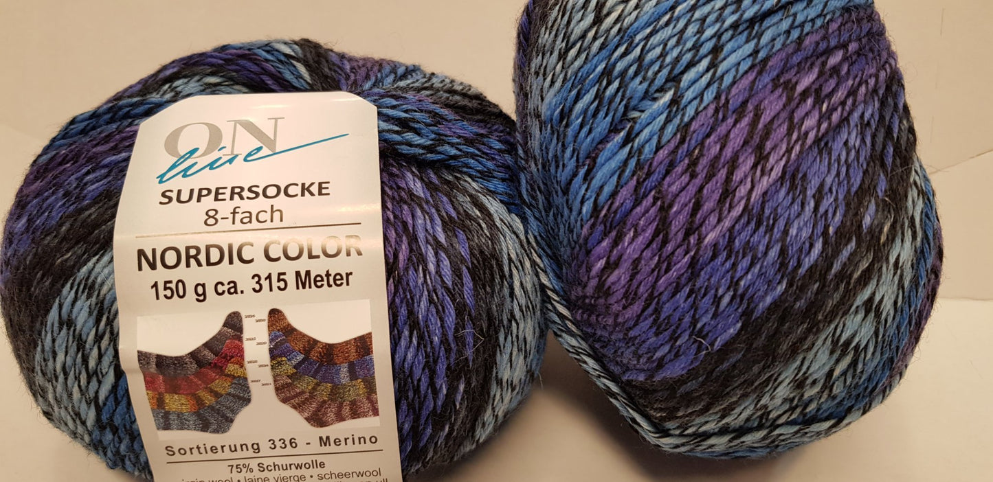 Supersocke 8-fach Nordic Color