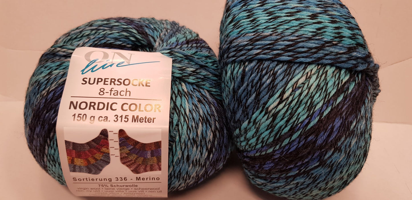 Supersocke 8-fach Nordic Color