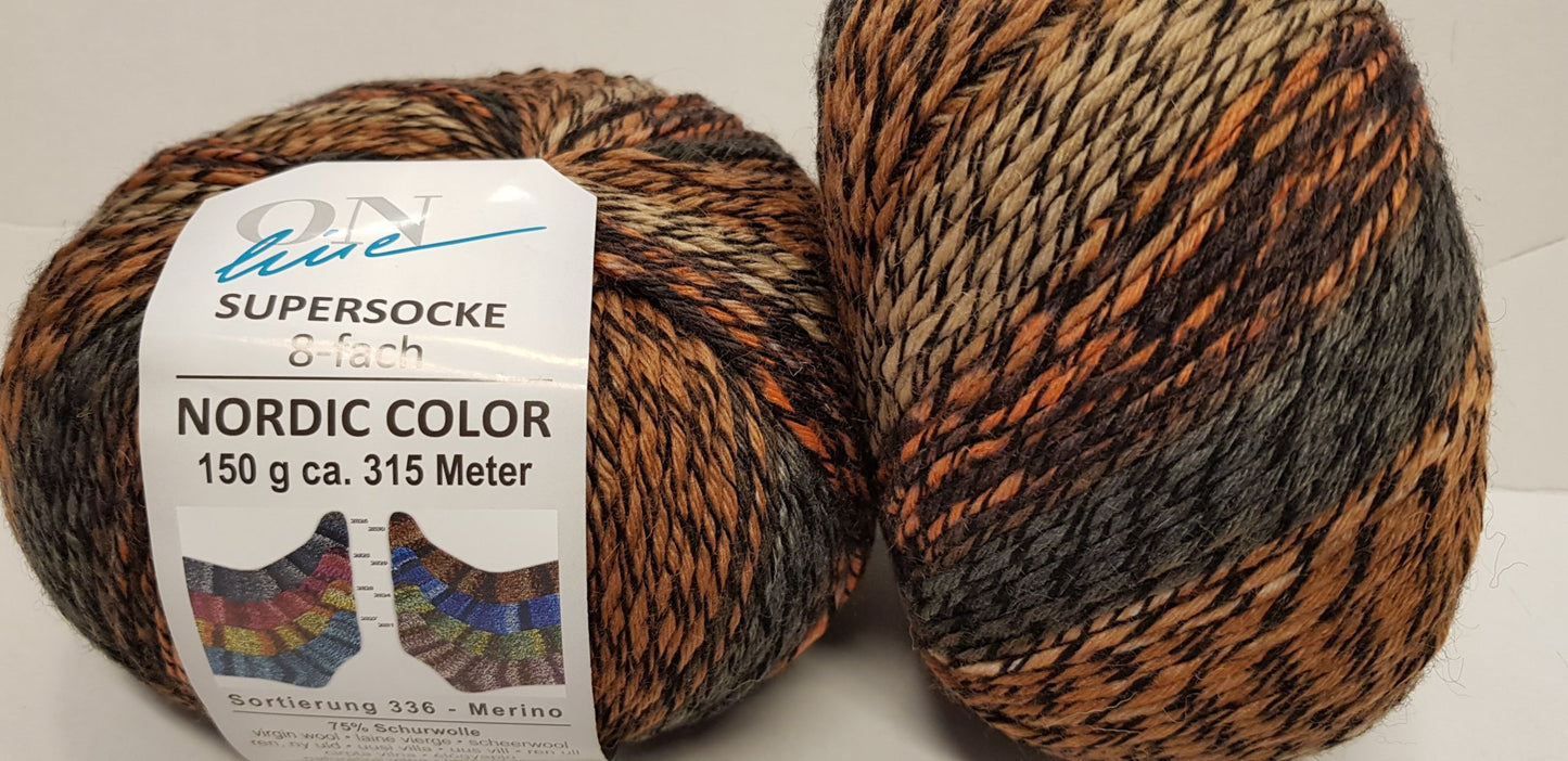 Supersocke 8-fach Nordic Color