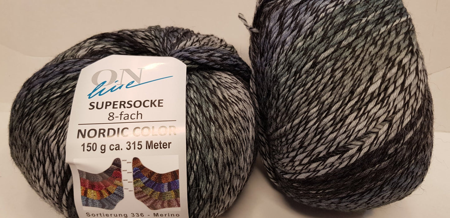 Supersocke 8-fach Nordic Color