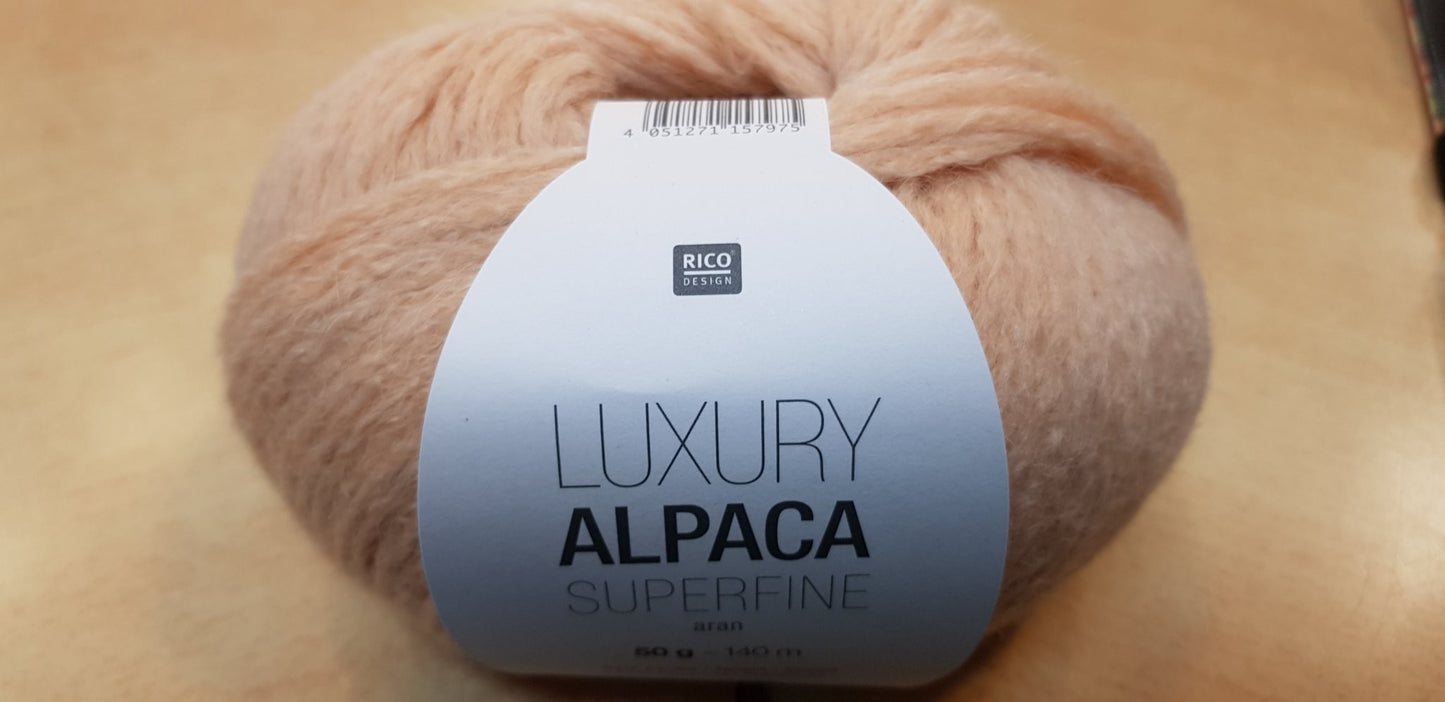Luxury Alpaca Superfein aran