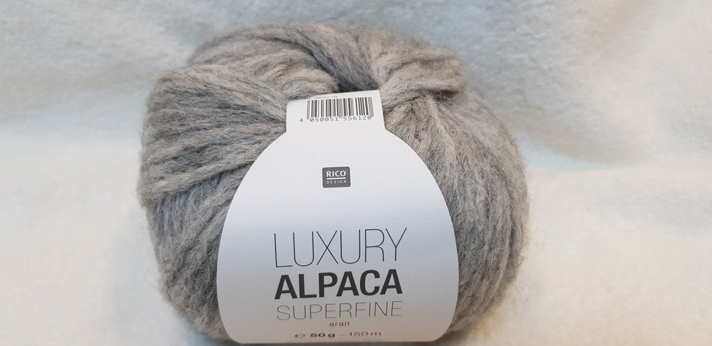 Luxury Alpaca Superfein aran