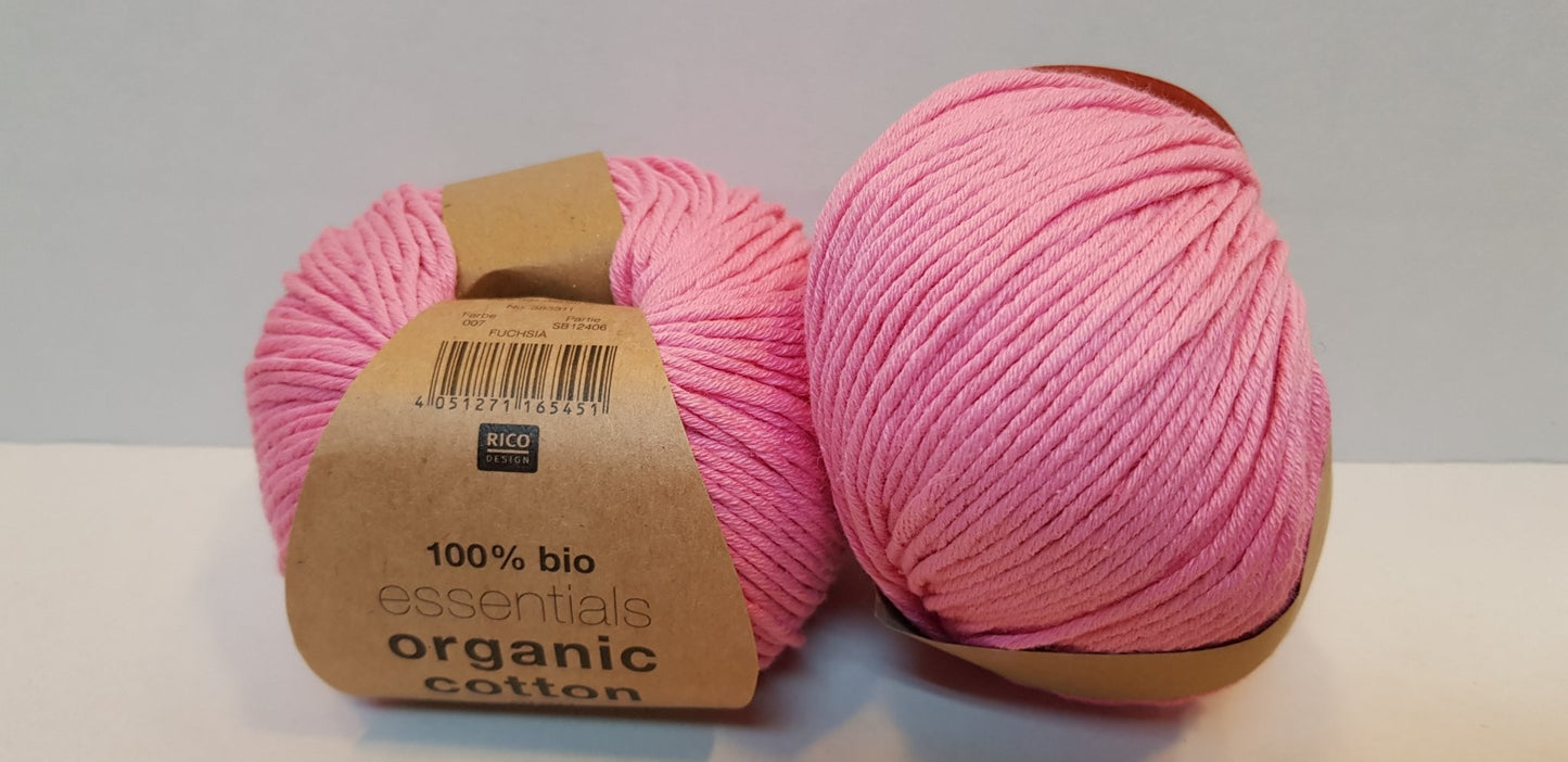 Essentials organic cotton aran