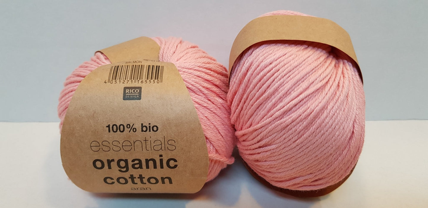 Essentials organic cotton aran