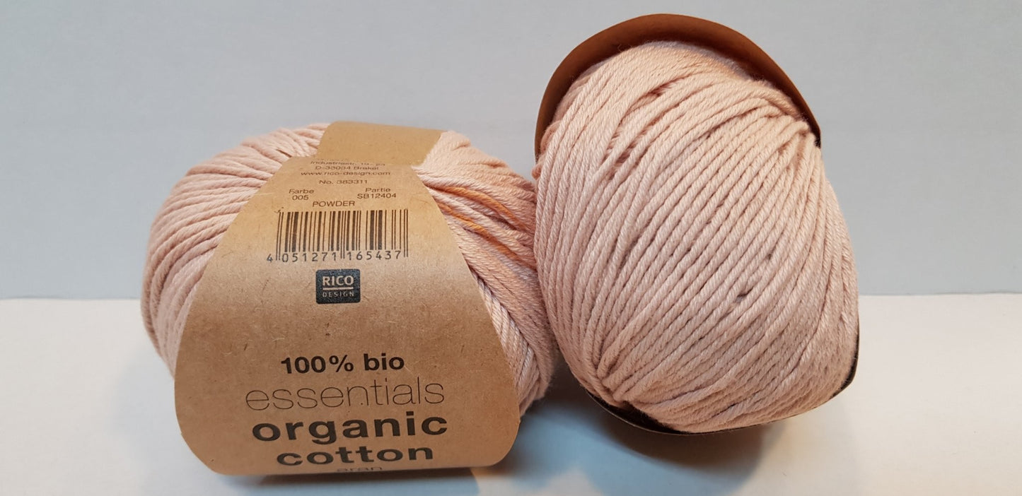 Essentials organic cotton aran