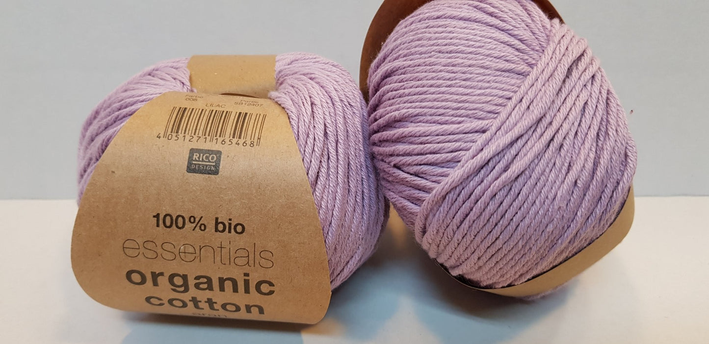 Essentials organic cotton aran