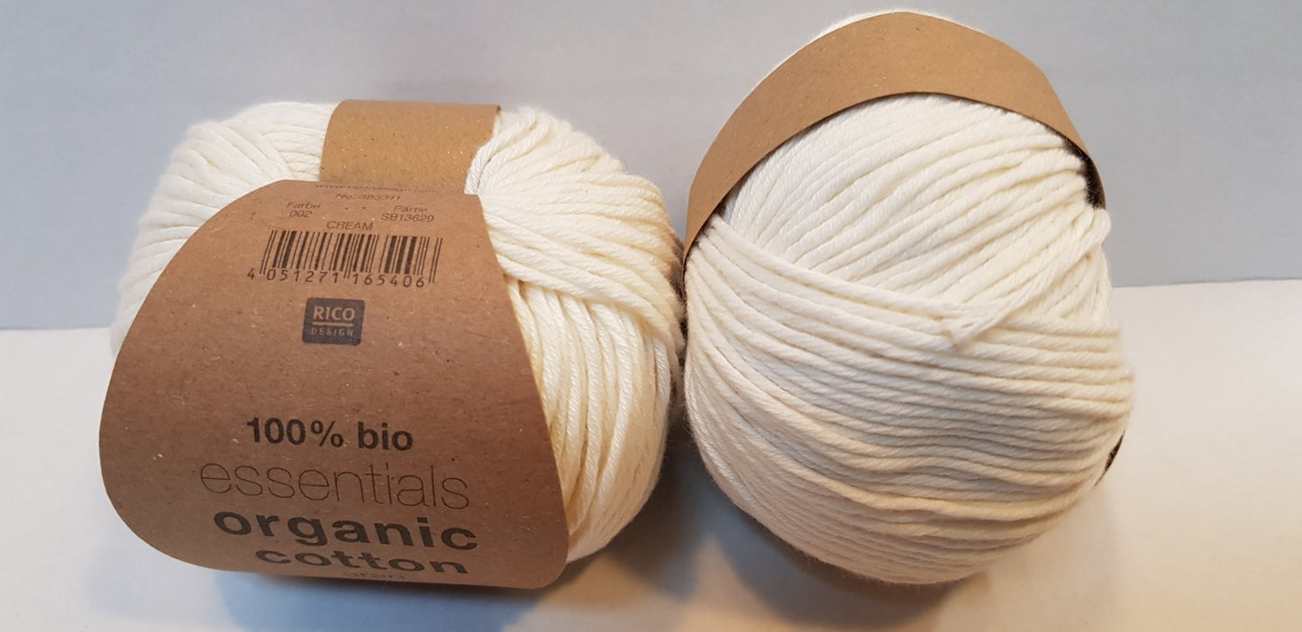 Essentials organic cotton aran