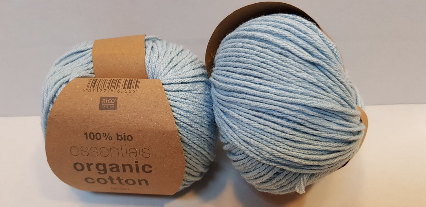 Essentials organic cotton aran