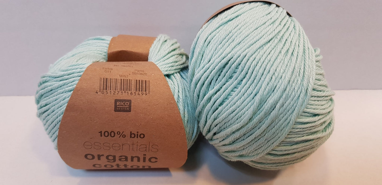 Essentials organic cotton aran