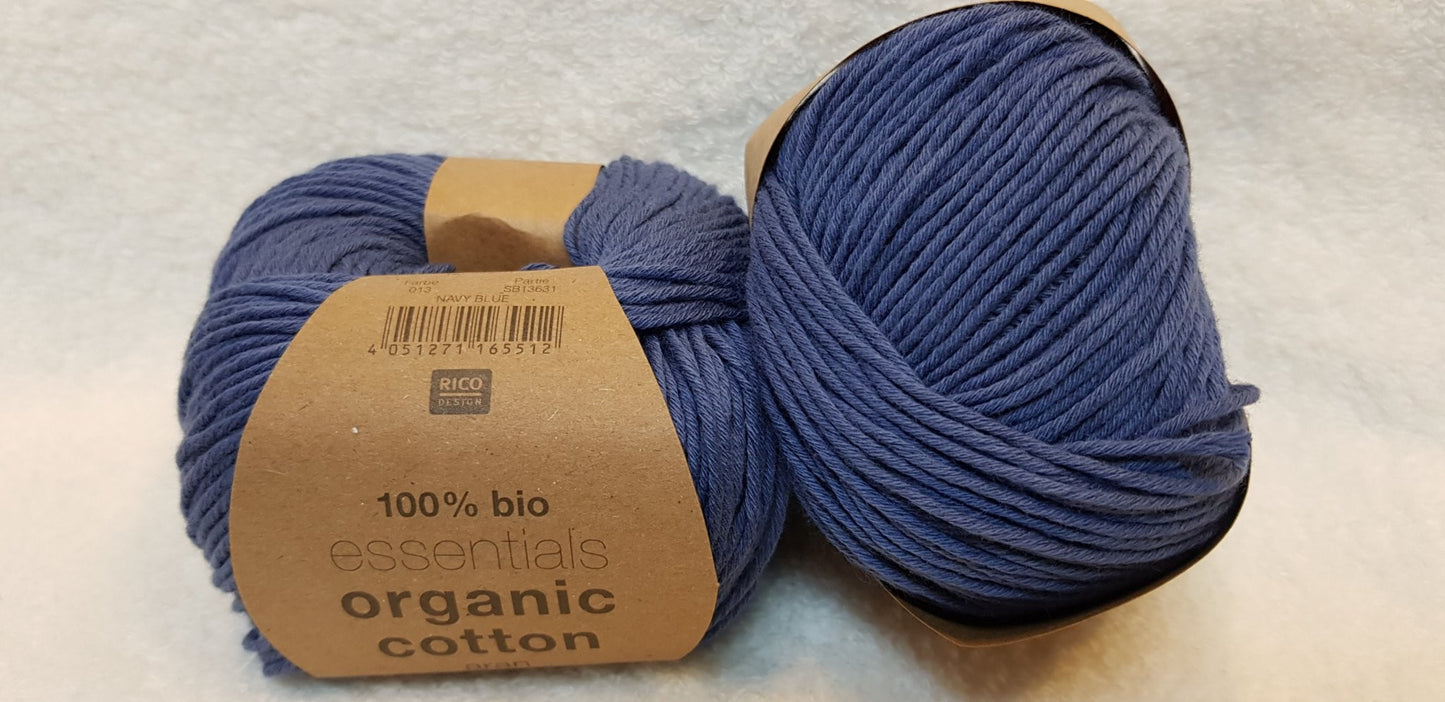 Essentials organic cotton aran