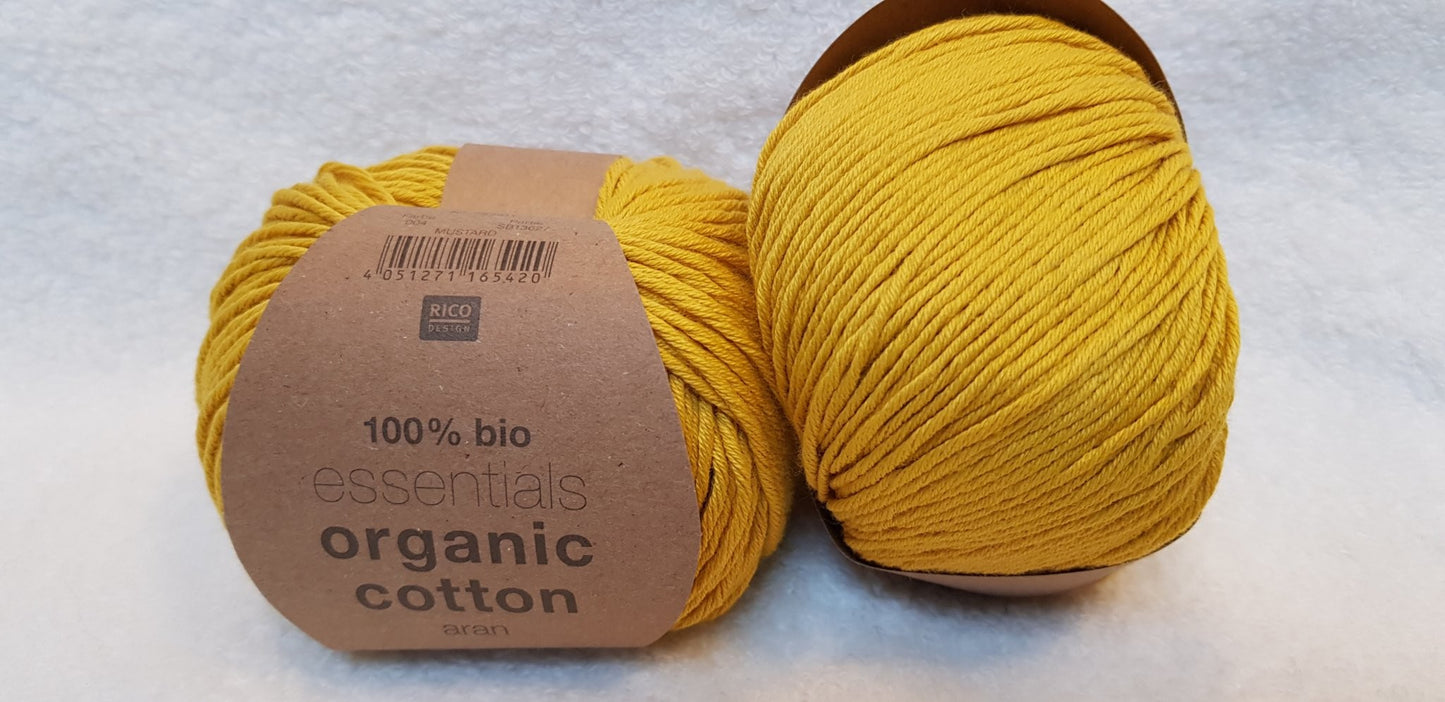 Essentials organic cotton aran