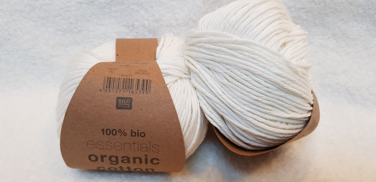 Essentials organic cotton aran